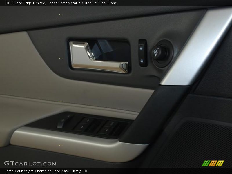 Ingot Silver Metallic / Medium Light Stone 2012 Ford Edge Limited