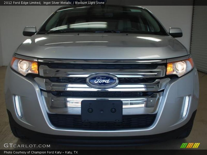 Ingot Silver Metallic / Medium Light Stone 2012 Ford Edge Limited
