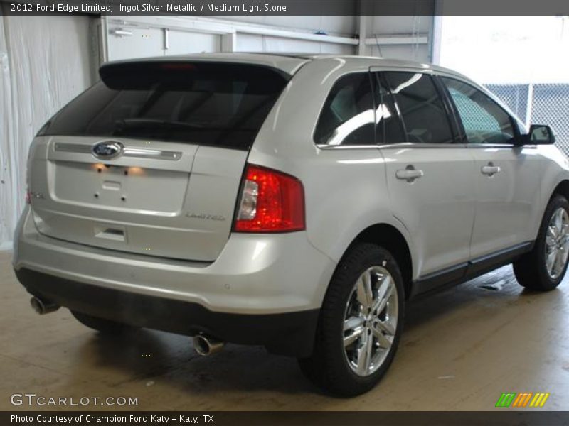 Ingot Silver Metallic / Medium Light Stone 2012 Ford Edge Limited