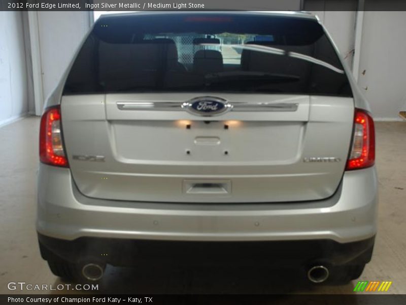 Ingot Silver Metallic / Medium Light Stone 2012 Ford Edge Limited