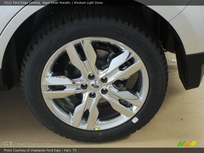 Ingot Silver Metallic / Medium Light Stone 2012 Ford Edge Limited