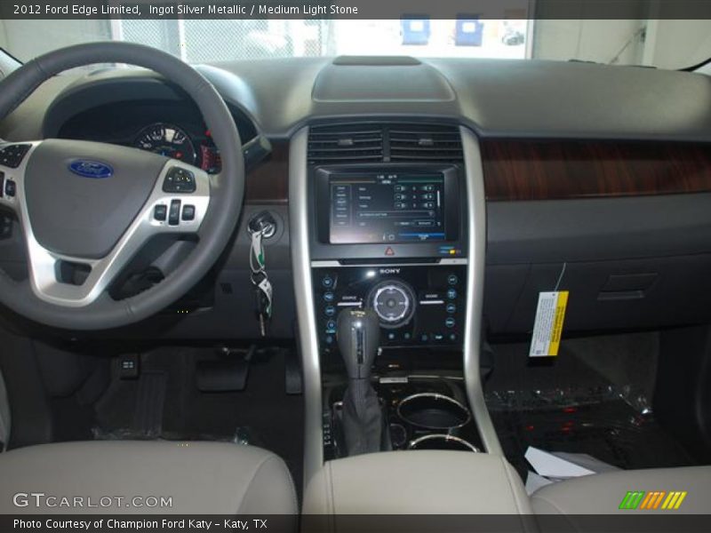 Ingot Silver Metallic / Medium Light Stone 2012 Ford Edge Limited