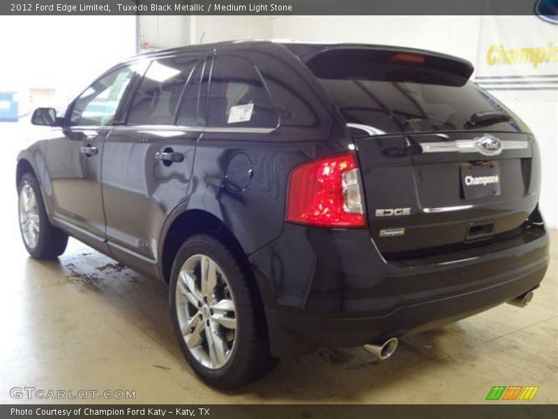 Tuxedo Black Metallic / Medium Light Stone 2012 Ford Edge Limited