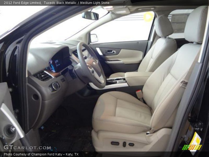 Tuxedo Black Metallic / Medium Light Stone 2012 Ford Edge Limited