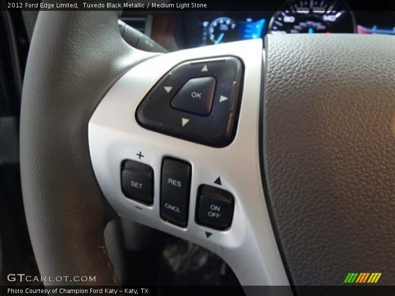 Tuxedo Black Metallic / Medium Light Stone 2012 Ford Edge Limited