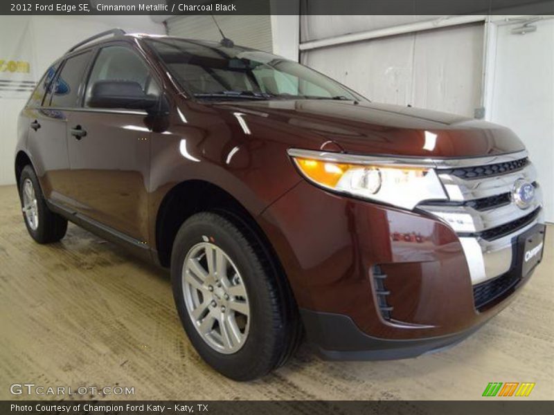 Cinnamon Metallic / Charcoal Black 2012 Ford Edge SE