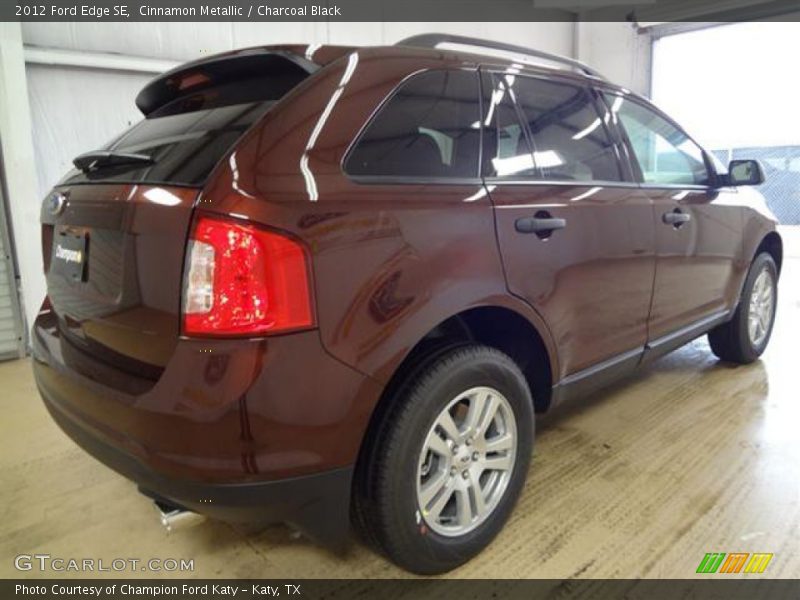 Cinnamon Metallic / Charcoal Black 2012 Ford Edge SE