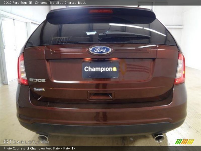 Cinnamon Metallic / Charcoal Black 2012 Ford Edge SE