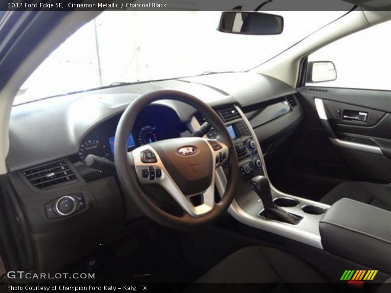 Cinnamon Metallic / Charcoal Black 2012 Ford Edge SE