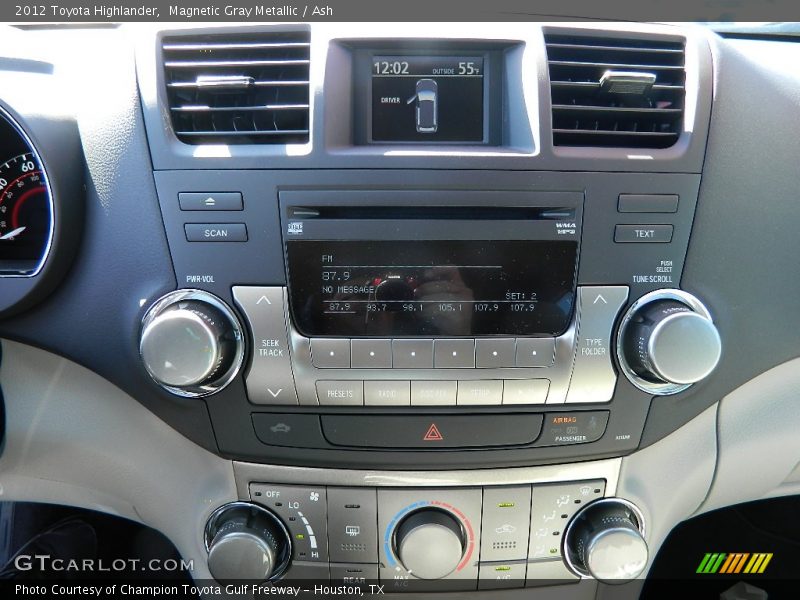Magnetic Gray Metallic / Ash 2012 Toyota Highlander