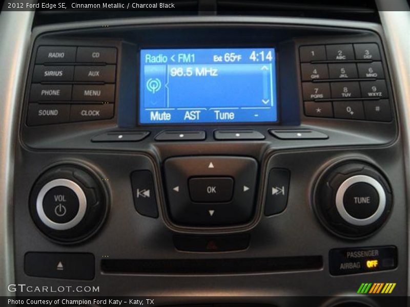 Cinnamon Metallic / Charcoal Black 2012 Ford Edge SE