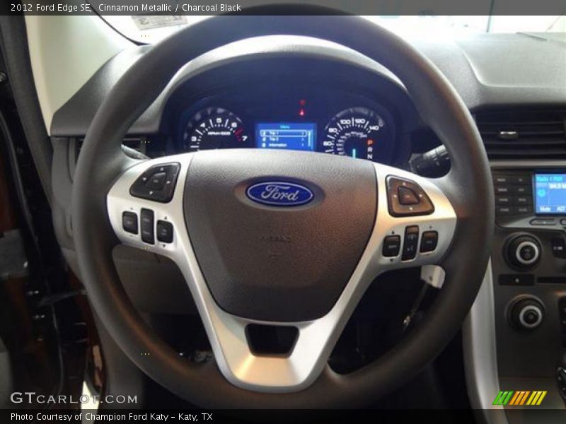 Cinnamon Metallic / Charcoal Black 2012 Ford Edge SE