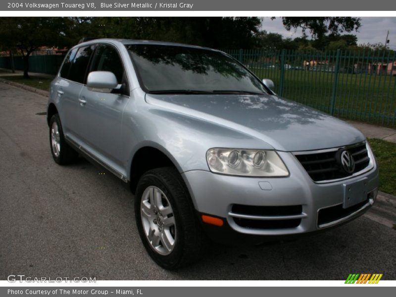 Blue Silver Metallic / Kristal Gray 2004 Volkswagen Touareg V8