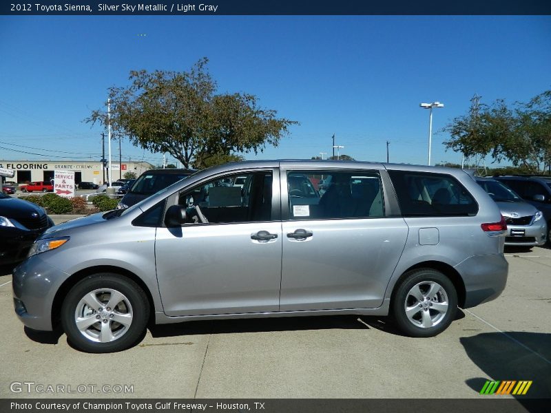  2012 Sienna  Silver Sky Metallic