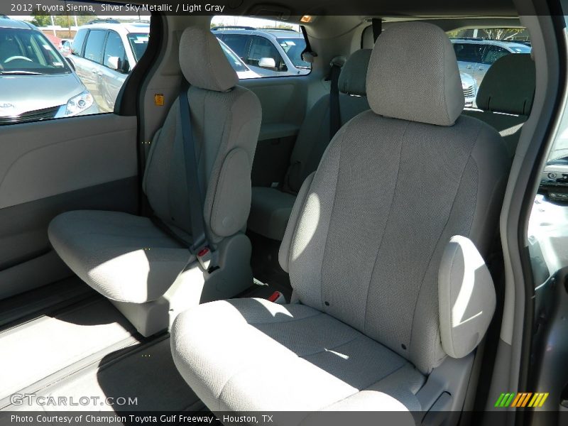 Silver Sky Metallic / Light Gray 2012 Toyota Sienna