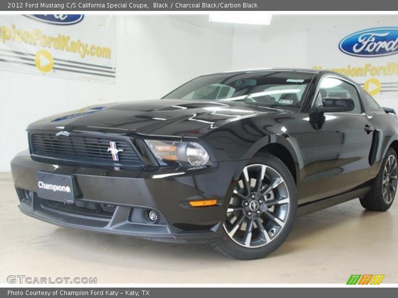 Black / Charcoal Black/Carbon Black 2012 Ford Mustang C/S California Special Coupe