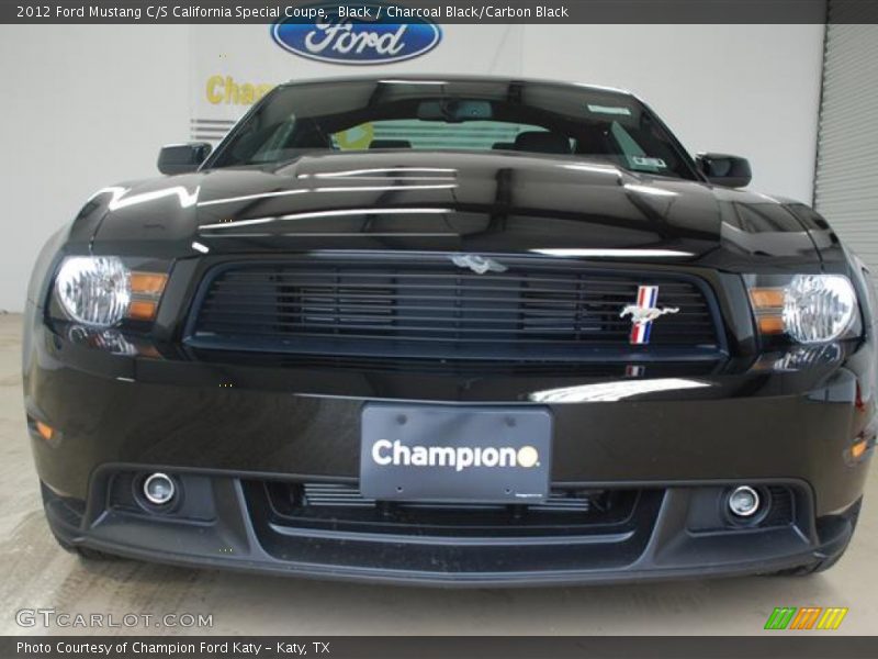 Black / Charcoal Black/Carbon Black 2012 Ford Mustang C/S California Special Coupe