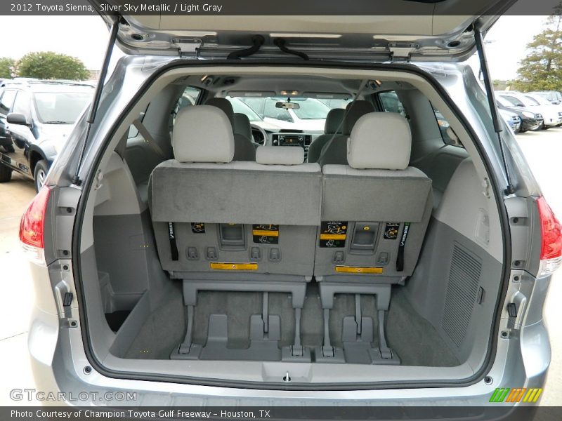 Silver Sky Metallic / Light Gray 2012 Toyota Sienna