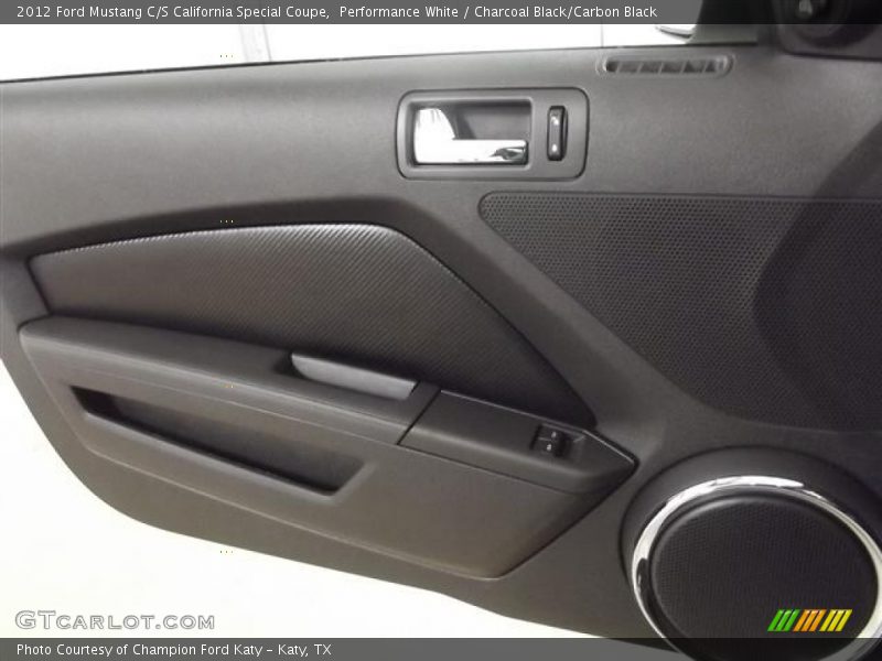 Performance White / Charcoal Black/Carbon Black 2012 Ford Mustang C/S California Special Coupe