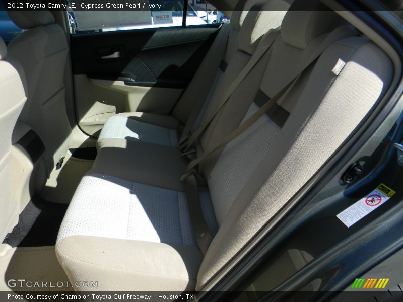 Cypress Green Pearl / Ivory 2012 Toyota Camry LE