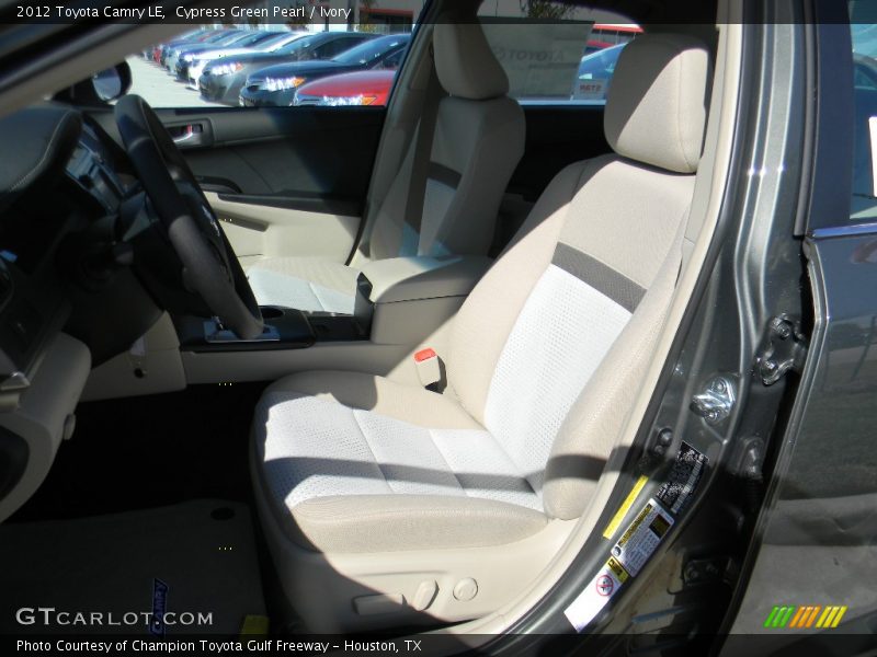 Cypress Green Pearl / Ivory 2012 Toyota Camry LE