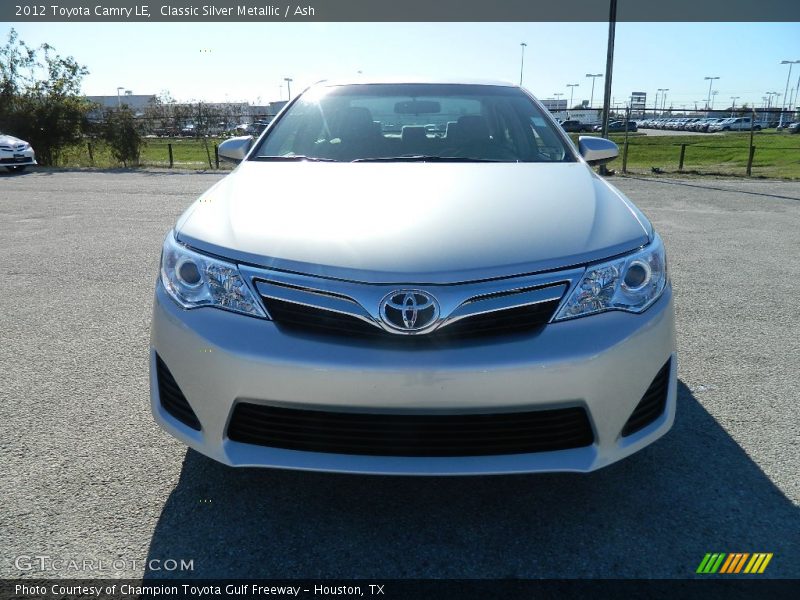 Classic Silver Metallic / Ash 2012 Toyota Camry LE
