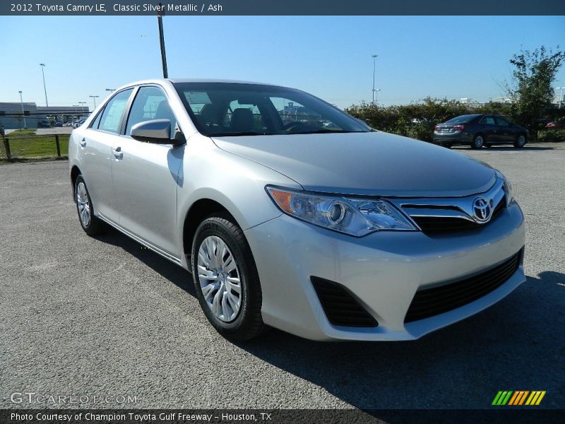 Classic Silver Metallic / Ash 2012 Toyota Camry LE