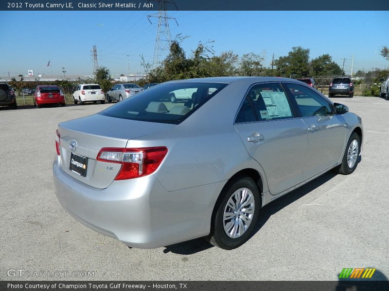 Classic Silver Metallic / Ash 2012 Toyota Camry LE