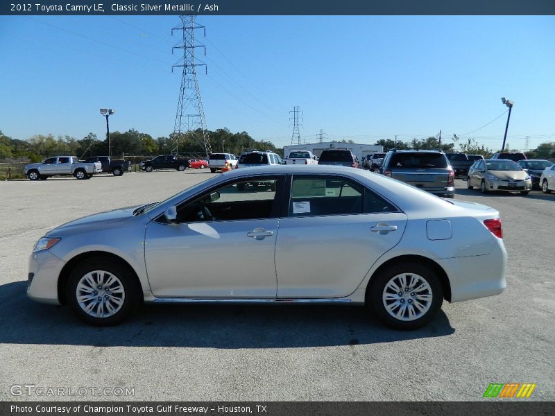 Classic Silver Metallic / Ash 2012 Toyota Camry LE