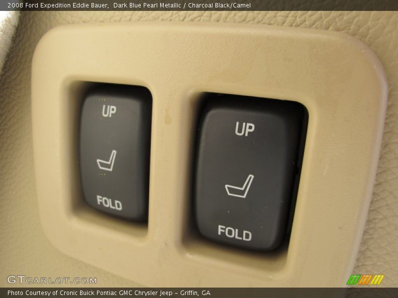 Dark Blue Pearl Metallic / Charcoal Black/Camel 2008 Ford Expedition Eddie Bauer