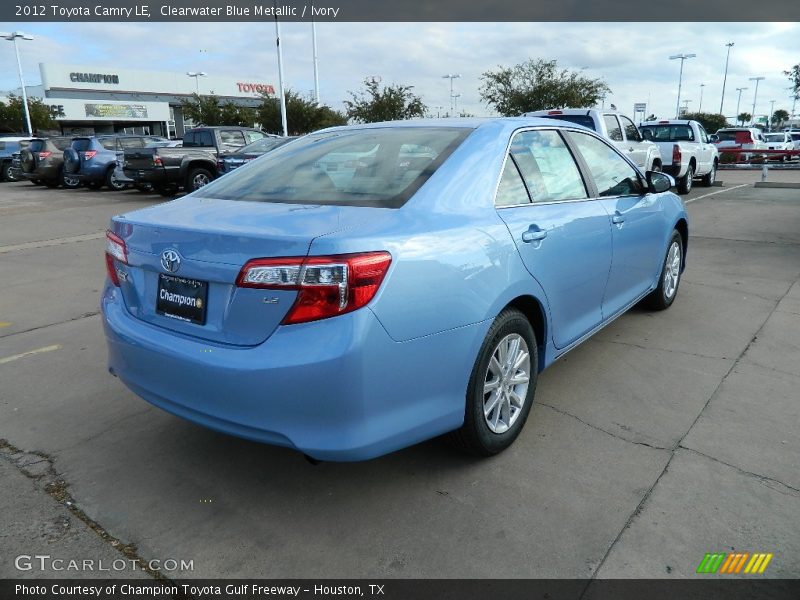  2012 Camry LE Clearwater Blue Metallic