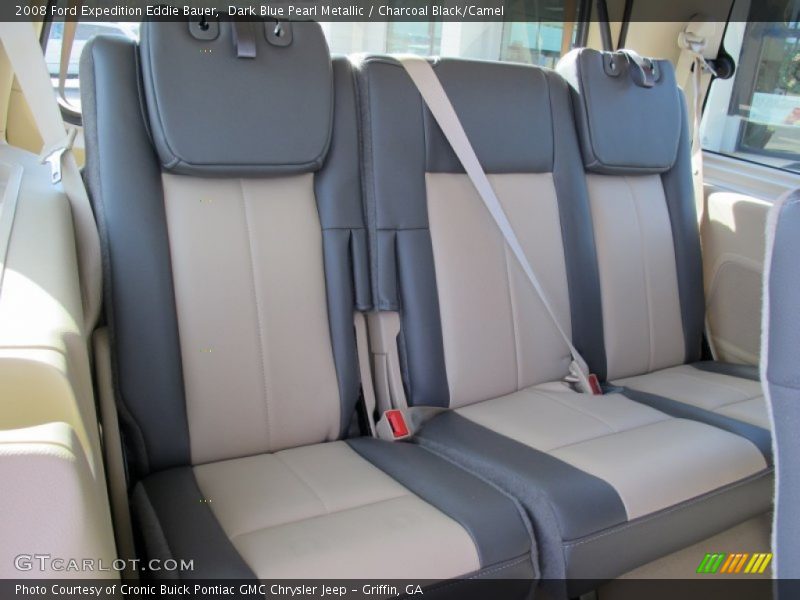 Dark Blue Pearl Metallic / Charcoal Black/Camel 2008 Ford Expedition Eddie Bauer