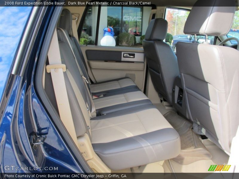 Dark Blue Pearl Metallic / Charcoal Black/Camel 2008 Ford Expedition Eddie Bauer