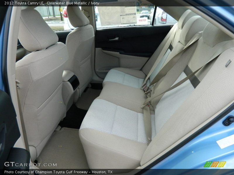 Clearwater Blue Metallic / Ivory 2012 Toyota Camry LE