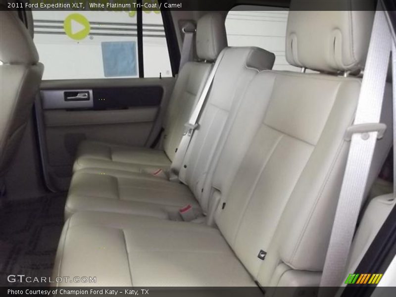 White Platinum Tri-Coat / Camel 2011 Ford Expedition XLT