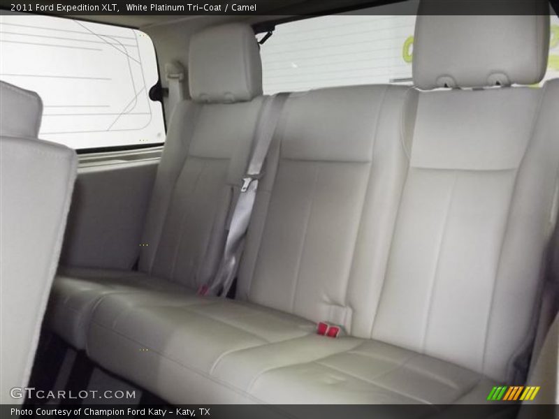 White Platinum Tri-Coat / Camel 2011 Ford Expedition XLT