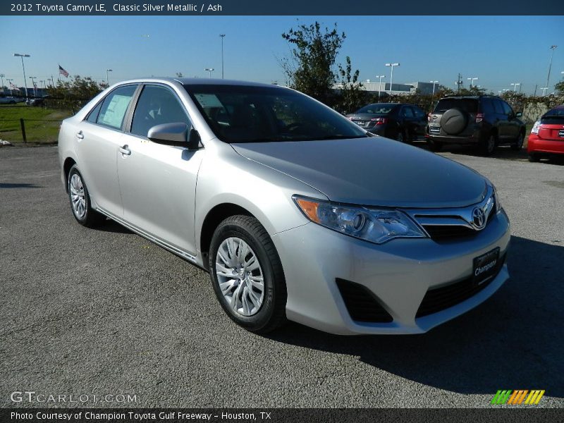 Classic Silver Metallic / Ash 2012 Toyota Camry LE
