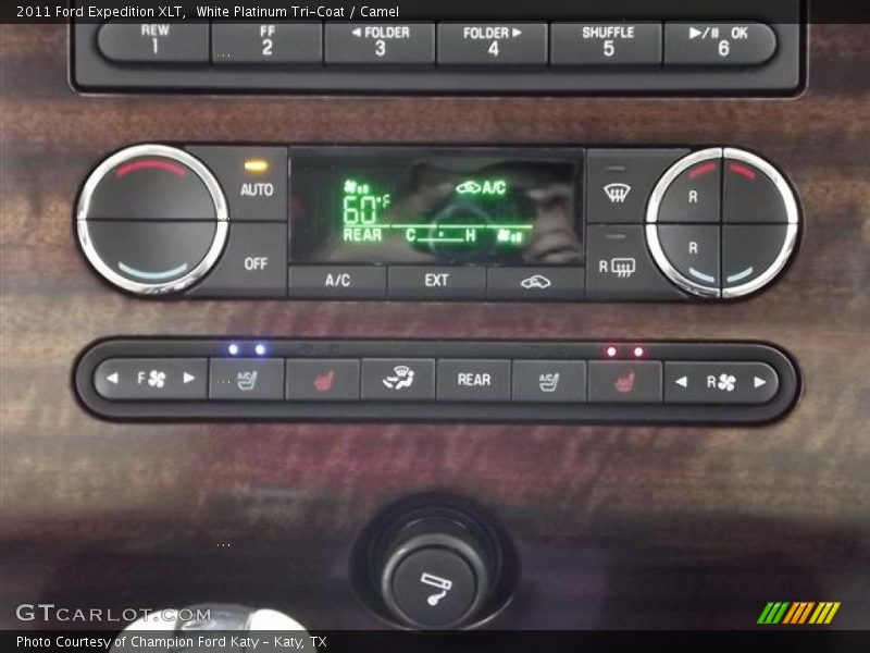 White Platinum Tri-Coat / Camel 2011 Ford Expedition XLT