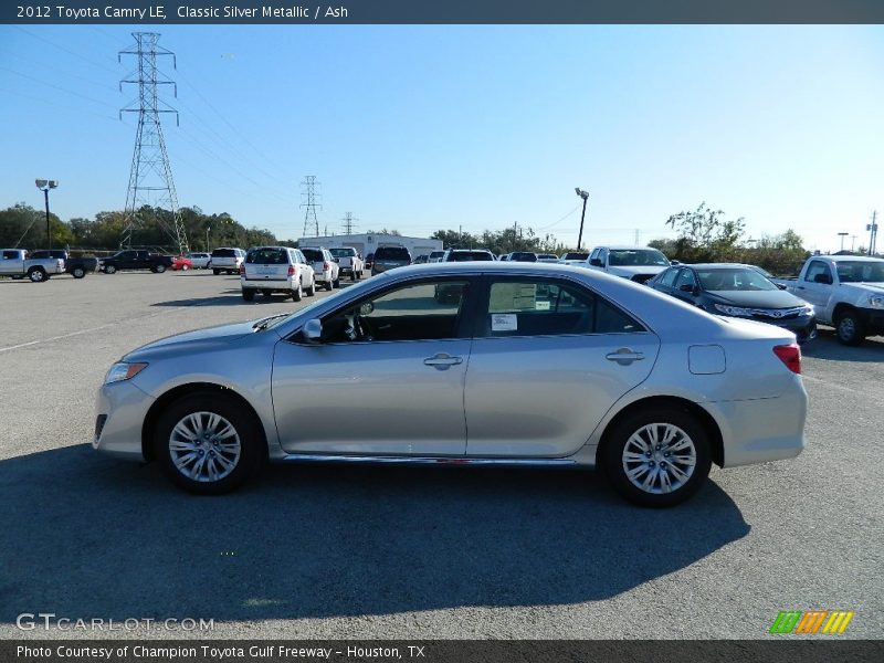 Classic Silver Metallic / Ash 2012 Toyota Camry LE