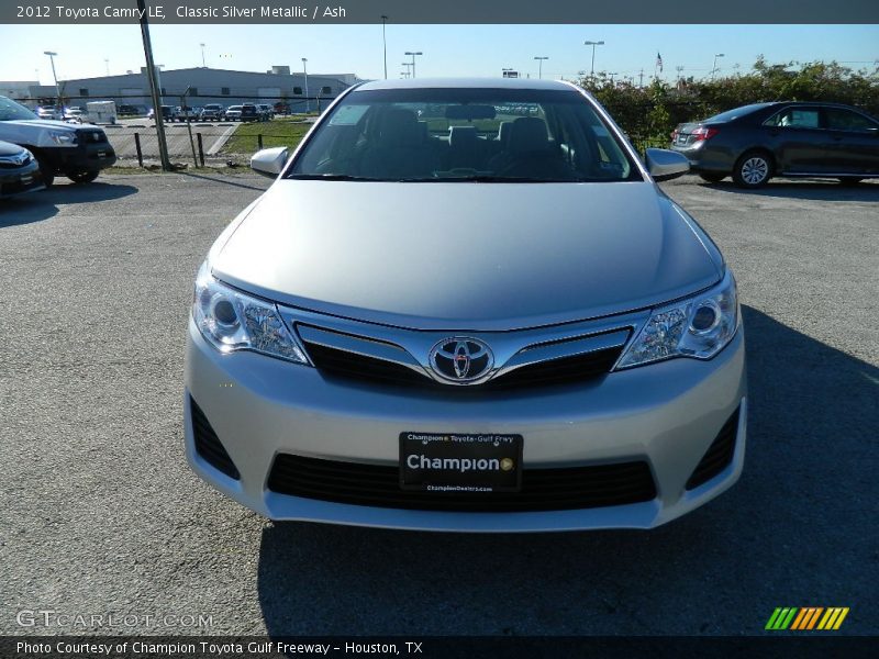 Classic Silver Metallic / Ash 2012 Toyota Camry LE