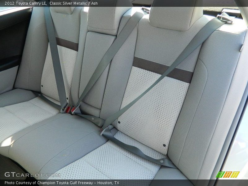 Classic Silver Metallic / Ash 2012 Toyota Camry LE