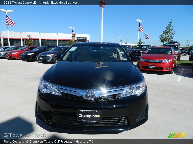 Attitude Black Metallic / Ivory 2012 Toyota Camry LE