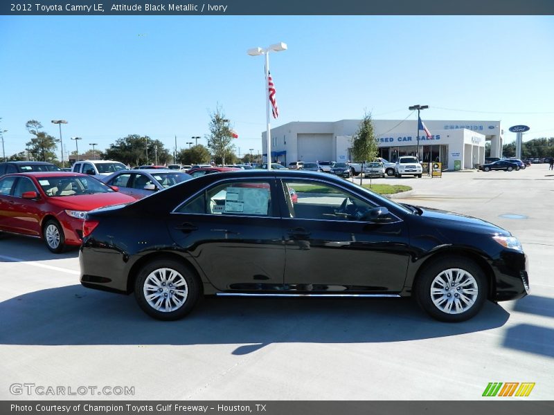 Attitude Black Metallic / Ivory 2012 Toyota Camry LE