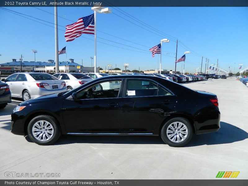 Attitude Black Metallic / Ivory 2012 Toyota Camry LE