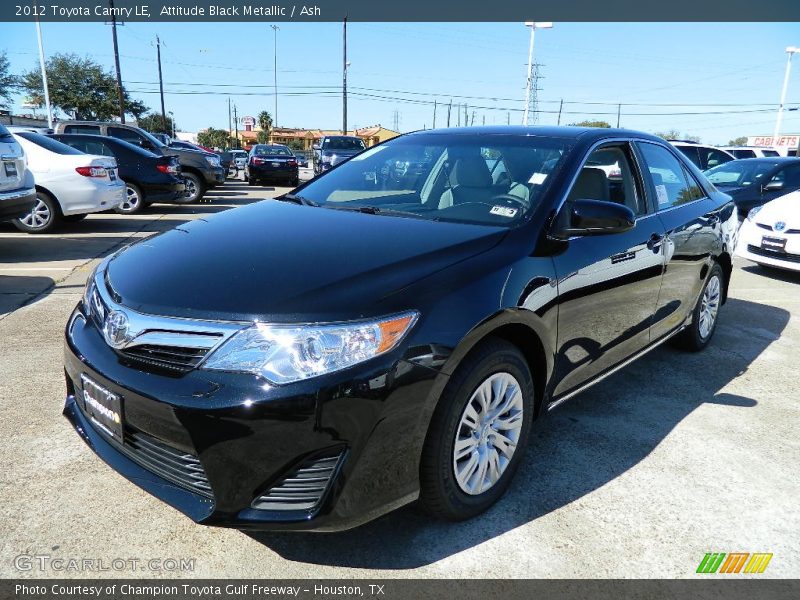 Attitude Black Metallic / Ash 2012 Toyota Camry LE