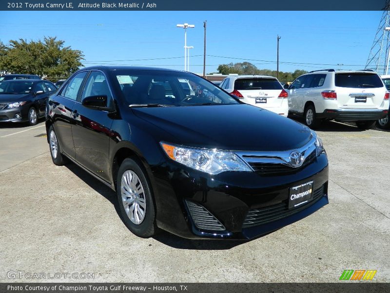 Attitude Black Metallic / Ash 2012 Toyota Camry LE