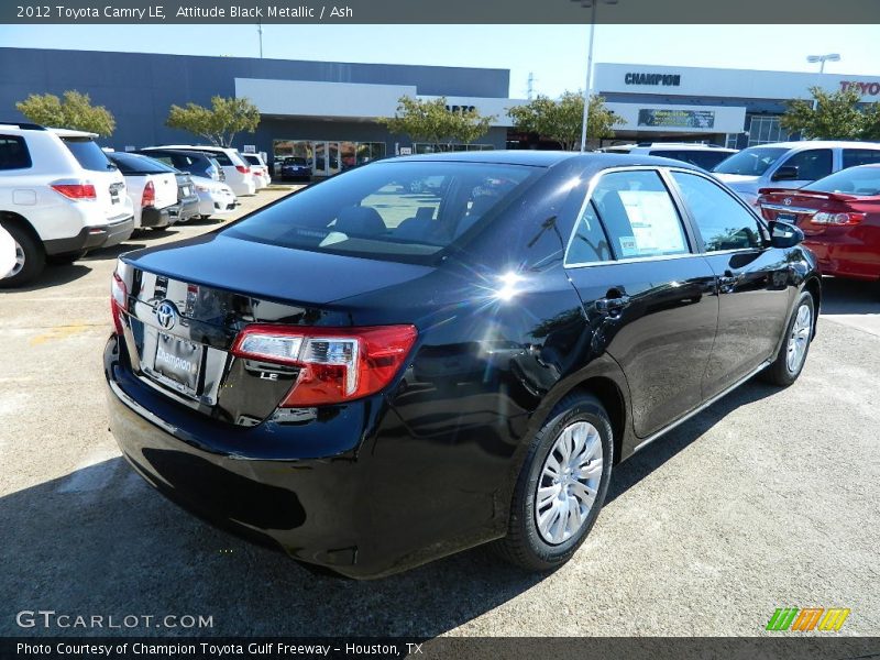 Attitude Black Metallic / Ash 2012 Toyota Camry LE