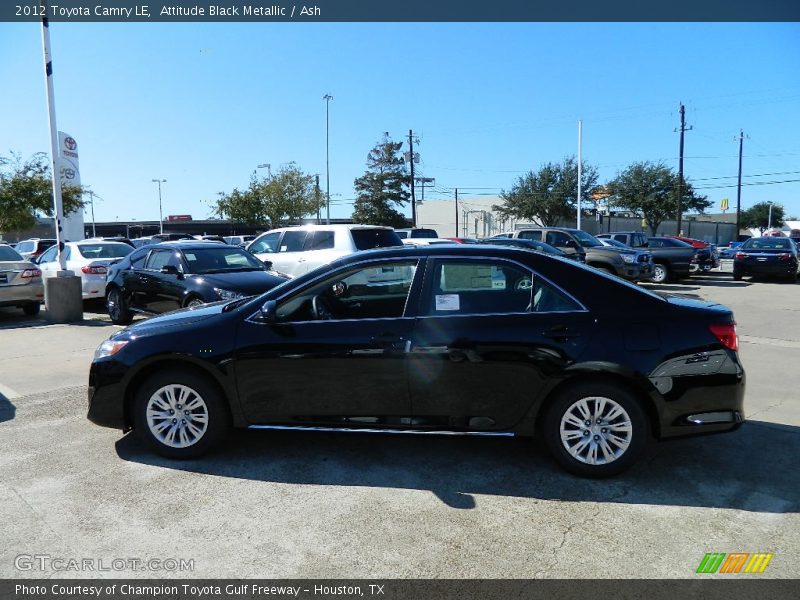 Attitude Black Metallic / Ash 2012 Toyota Camry LE