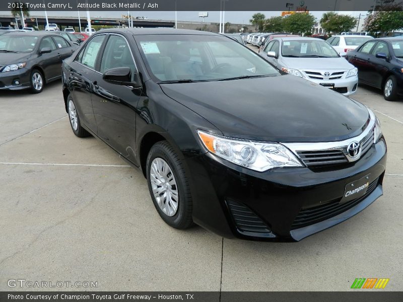 Attitude Black Metallic / Ash 2012 Toyota Camry L