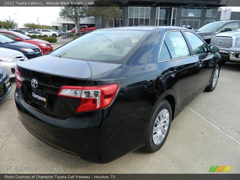 Attitude Black Metallic / Ash 2012 Toyota Camry L